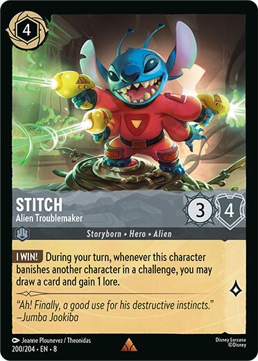 Stitch - Alien Troublemaker (200/204) [Reign of Jafar]