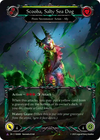 Scooba, Salty Sea Dog (Marvel) [SEA061] (High Seas)  Cold Foil