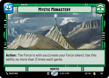 Mystic Monastery (530) (Foil) (530) [Legends of the Force]