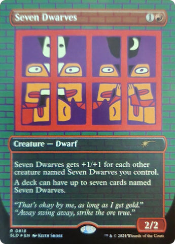 Seven Dwarves (0818) (Rainbow Foil) [Secret Lair Drop Series]