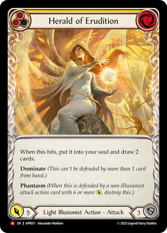 Herald of Erudition [APR011] (Armory Deck: Legends Prism)