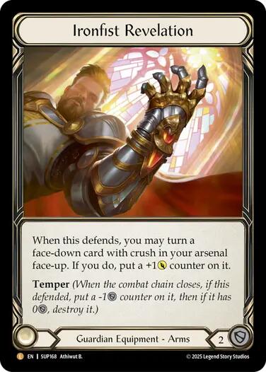 Ironfist Revelation [SUP168] (Super Slam)  Rainbow Foil