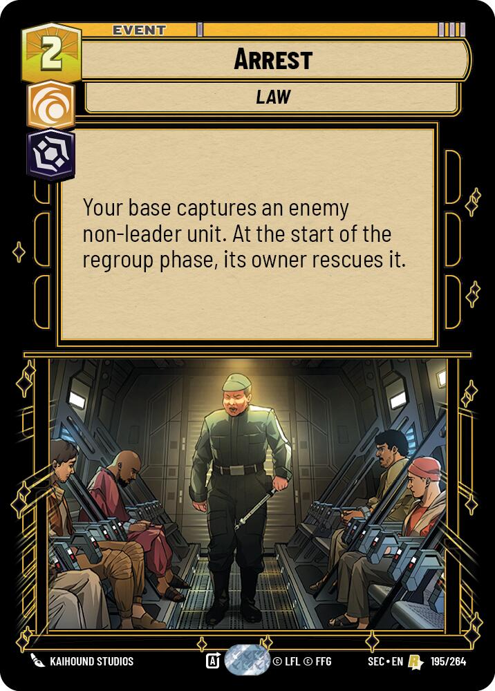 Arrest (195/264) (195/264) [Secrets of Power]