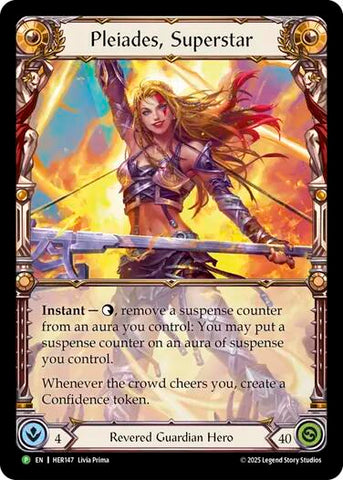Pleiades, Superstar [HER147] (Promo)  Rainbow Foil