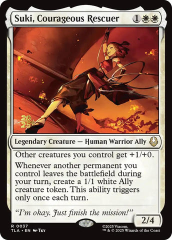 Suki, Courageous Rescuer [Avatar: The Last Airbender Prerelease Cards]