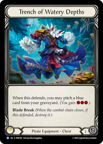 Trench of Watery Depths [PEN168] (Compendium of Rathe)  Cold Foil