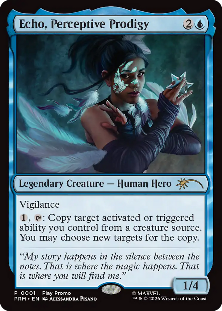 Echo, Perceptive Prodigy [Standard Showdown Promos]