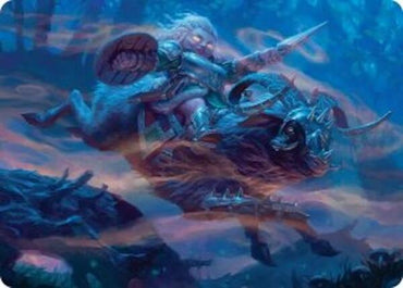 Bristlebane Outrider Art Card [Lorwyn Eclipsed Art Series]