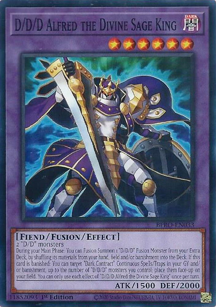 D/D/D Alfred the Divine Sage King [BPRO-EN033] Common