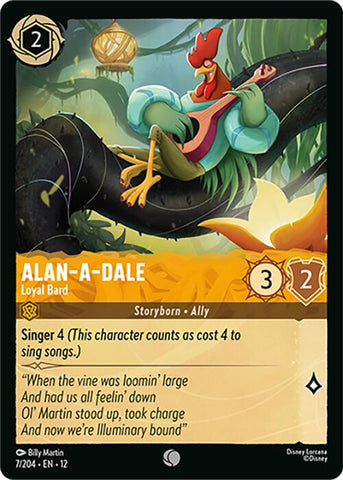 Alan-a-Dale - Loyal Bard (7/204) [Wilds Unknown]