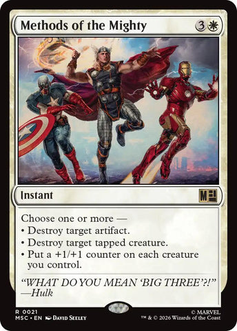 Methods of the Mighty (Surge Foil) [Marvel Super Heroes Commander]