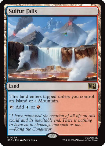 Sulfur Falls (Surge Foil) [Marvel Super Heroes Commander]