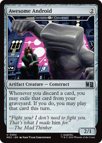 Awesome Android - Containment Construct (Surge Foil) [Marvel Super Heroes Commander]