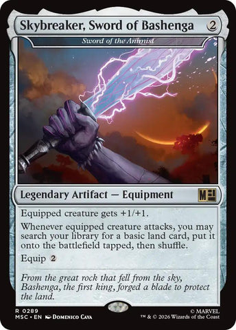 Skybreaker, Sword of Bashenga - Sword of the Animist [Marvel Super Heroes Commander]