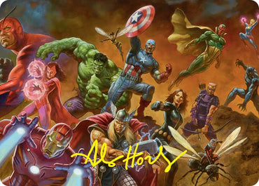 Avengers Assemble! Art Card (Gold-Stamped Signature) [Marvel Super Heroes Art Series]