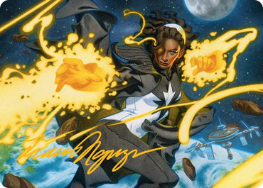 Photon, Mighty Marvel Art Card (Gold-Stamped Signature) [Marvel Super Heroes Art Series]