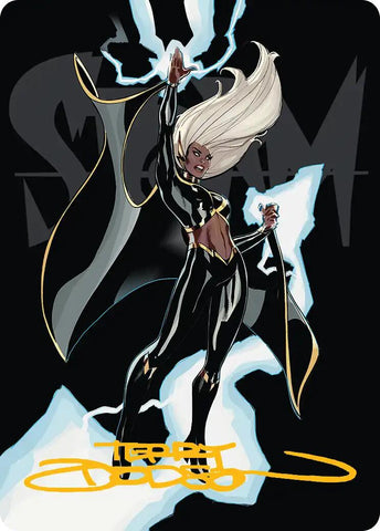 Storm, Windrider Art Card (Gold-Stamped Signature) [Marvel Super Heroes Art Series]