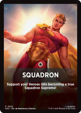 Squandron Theme Card [Marvel Super Heroes Commander]
