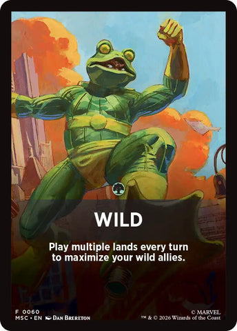 Wild Theme Card [Marvel Super Heroes Commander]