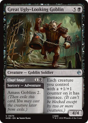 Great Ugly-Looking Goblin (Showcase) (Surge Foil) [The Hobbit]
