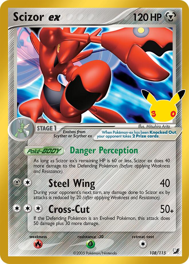 Scizor ex (108/115) [Mega Evolution: 30th Celebration Classic Collection]