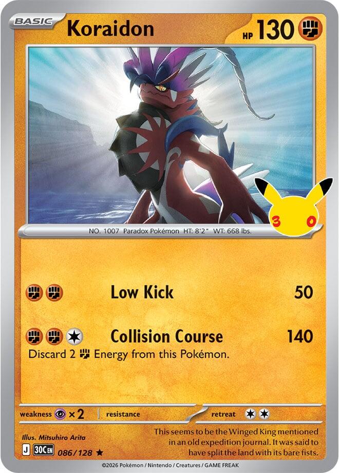 Koraidon (086/128) [Mega Evolution: 30th Celebration]
