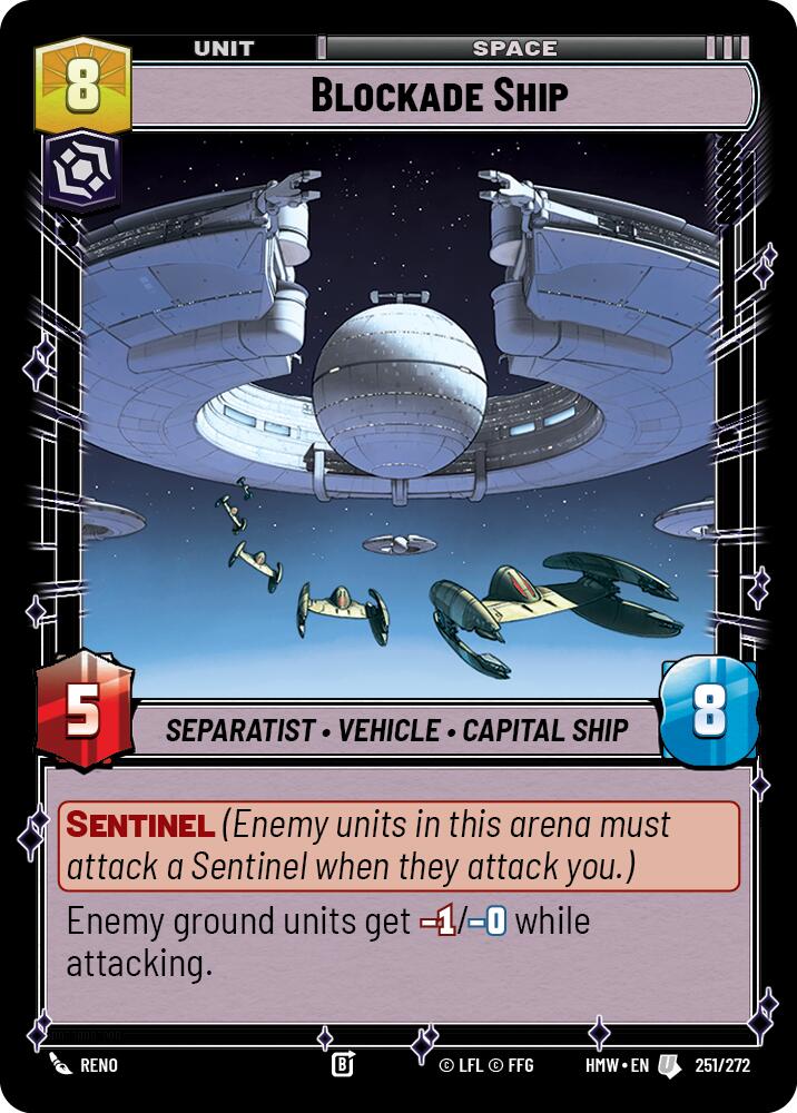 Blockade Ship (251/272) (251/272) [Homeworlds]