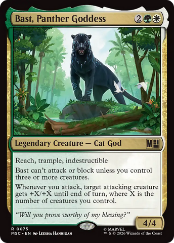 Bast, Panther Goddess [Marvel Super Heroes Commander]