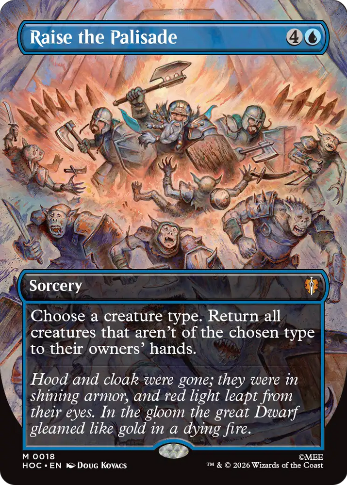 Raise the Palisade (Borderless) [The Hobbit: Eternal-Legal]