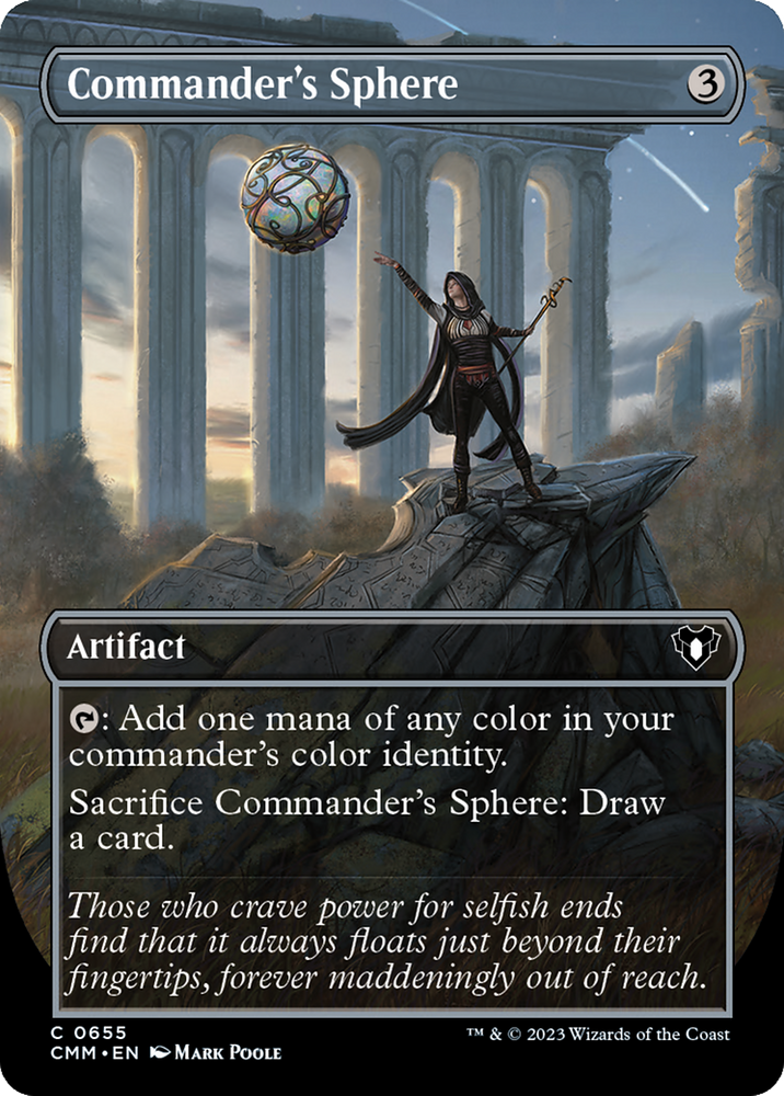 Commander's Sphere (Borderless Alternate Art) [Commander Masters]