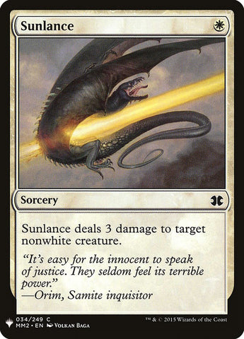 Sunlance [Mystery Booster]