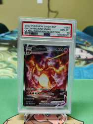 Graded- Pokemon- Charizard VMAX #261 SWSH Gem MT PSA 10