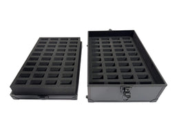 80-Slot Miniature Storage Case with Customizable Foam