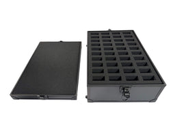 80-Slot Miniature Storage Case with Customizable Foam