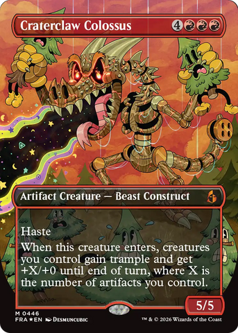 Craterclaw Colossus (Borderless) (0446) [Reality Fracture]