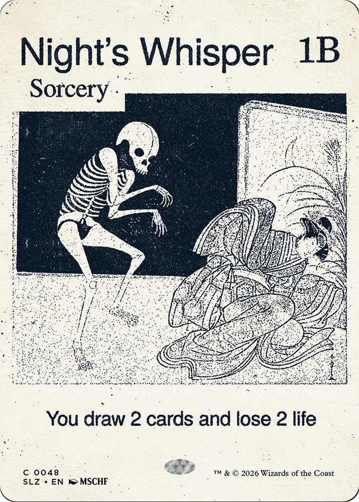 Night's Whisper (0048) [Secret Lair x MSCHF: The Zeta Set]