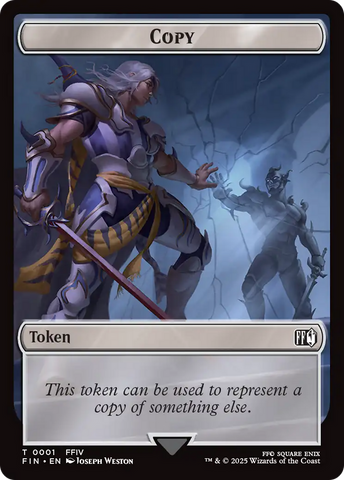 Hero (0002) // Copy (0001) Double-Sided Token [FINAL FANTASY Tokens]
