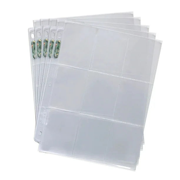 Ultra Pro- 9 Pocket Pages (100 ct) For Binder storage