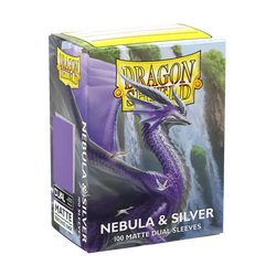 Dragon Shield- Card Sleeves DUAL Matte w/Silver interior- 100 Count