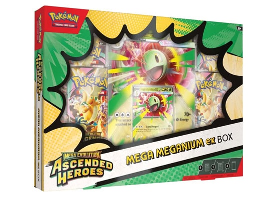 POKEMON- MEGA EVOLUTION- MEGA MEGANIUM EX BOX