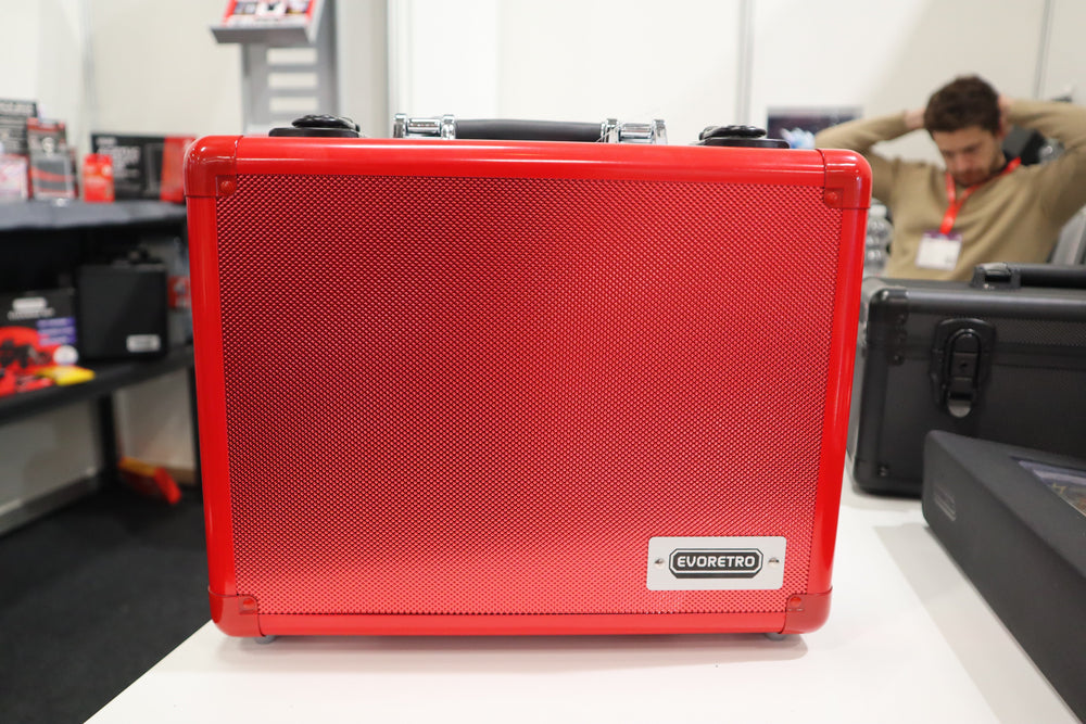 EVORETRO Aluminum Graded Card Storage Box, TSA Lock