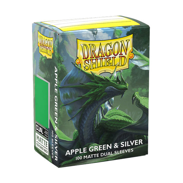 Dragon Shield- Card Sleeves DUAL Matte w/Silver interior- 100 Count