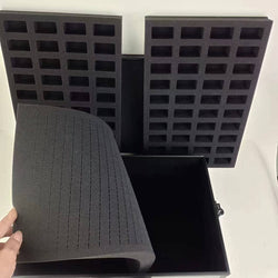 80-Slot Miniature Storage Case with Customizable Foam