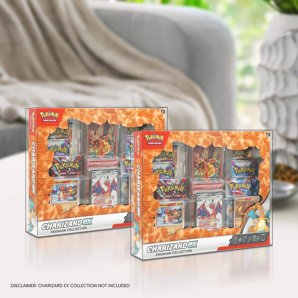 Pokemon Collection Box Protector – Charizard EX Fit (5 Pack)