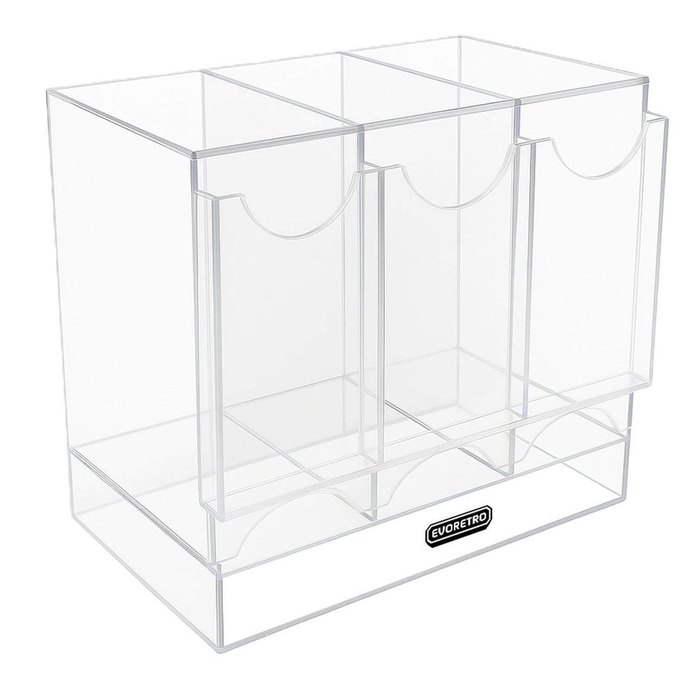 Acrylic Display Stand for Booster  DispenserPacks – Retail Counter Unit with Top Shelf