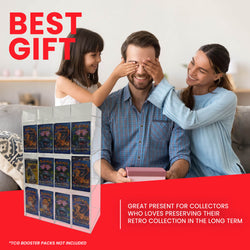 Acrylic Display Stand for Booster  DispenserPacks – Retail Counter Unit with Top Shelf