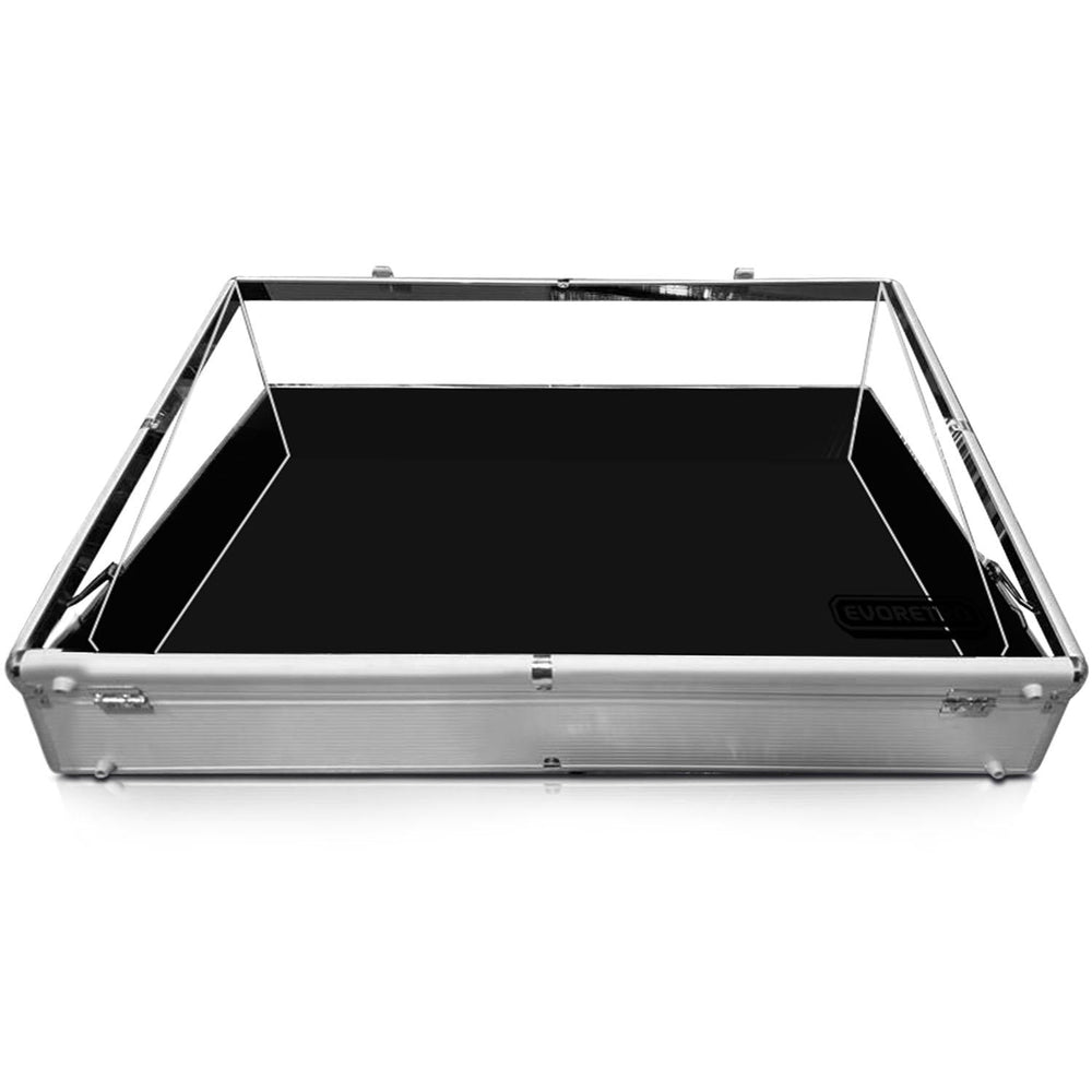 EVORETRO Aluminum Acrylic Clear Top Display Vendor Trade Show showcase