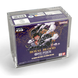 Acrylic Case Display for Bandai One Piece OPP 4-6 TCG Booster Box English Pack of 1