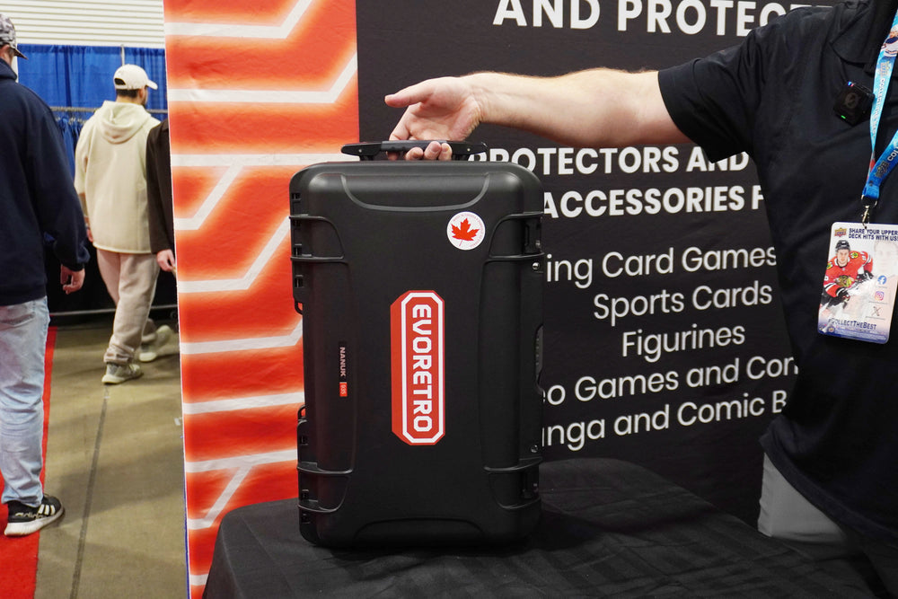 EVORETRO Waterproof Wheeled Card Case - Holds 160 Graded Slabs