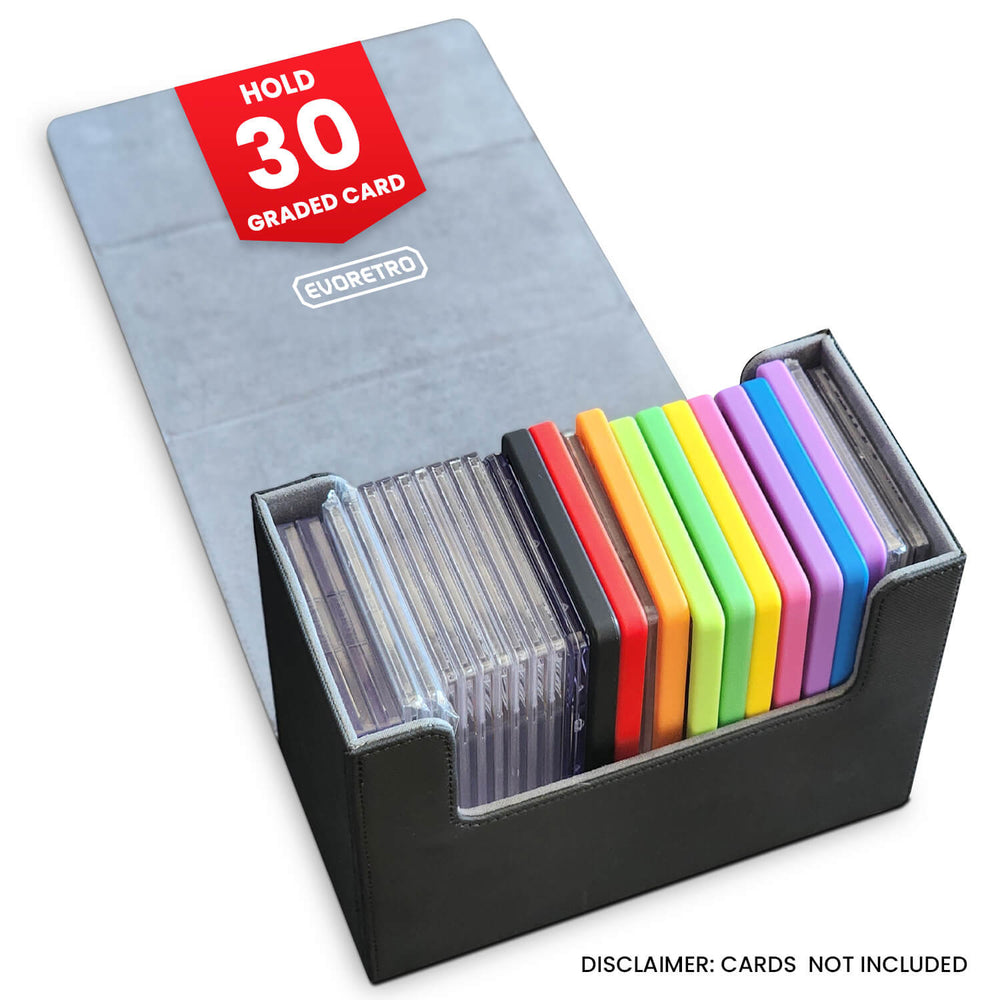 Magnetic Graded Card Deck Storage for 30 Graded Card
